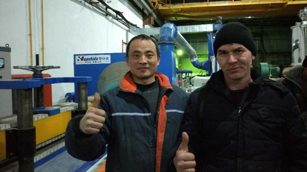 我司培养哈萨克斯坦3PE防腐生产线技术员工